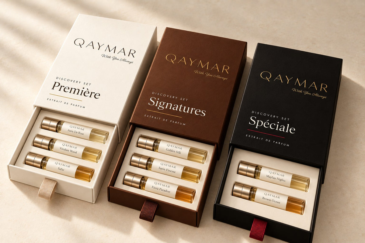 The three Qaymar Discovery Sets: Première, Signatures and Spéciale